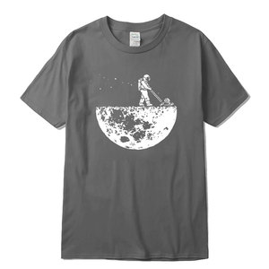 Highquality 100%cotton Knitted Lunar Cleaner Street Style Casual <b>Short</b> <b>Sleeve</b> Men T Shirt Regular Fit O-neck Eco-friendly - Product Image 6