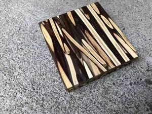 Posavasos de resina de madera epoxi redondo cuadrado personalizado de súper calidad posavasos de formas personalizadas artesanías de resina - Product Image 4