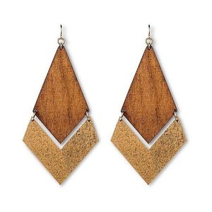 Pendientes de madera natural Fabricante al por mayor - Product Image 6
