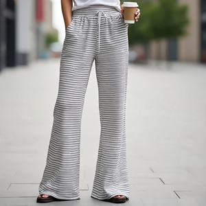 Customized Baggy Women's Winter Sportswear Running Baggy Sweat Pants Ladies' Oversize Trouser - Product Image 4