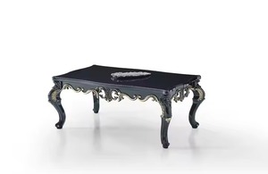 Table basse en bois minimaliste de luxe Bureau à domicile contemporain Hôtel Bar Sous-sol Décor Style ferme durable - Product Image 4