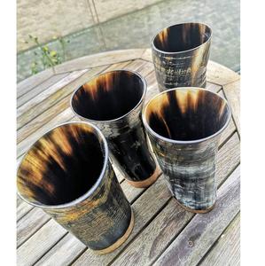Tasse de corne de Viking rustique Cadeau parfait pour les amateurs d'hydromel et de bière - Product Image 1