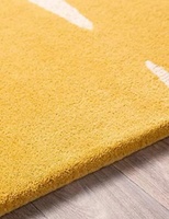 Tapis tapis tufté le plus jaune fait à la main tapis en laine moderne 8x10 pile coupée personnalisation taille pour salon tapis décor à la maison ensembles