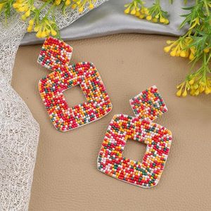 Pendientes de Lágrima con Cuentas Hechos a Mano, Diseño de Moda, Pendientes de Resina con Borla de Cuentas, Joyería de Moda Brillante - Product Image 1