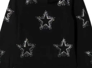 Diseño de moda material suave Hombres Rhinestone Logo Sudaderas con capucha Elegante transpirable duradero Hombres Rhinestone Logo Sudaderas con capucha - Product Image 6