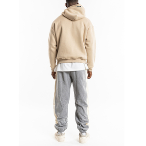 Sweat-shirt homme oversize en coton 100% de haute qualité, style streetwear, avec logo brodé personnalisé, anti-plis, épais et coupe carrée pour l'hiver - Product Image 2