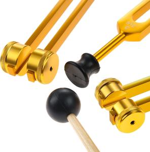 El mejor juego de diapasones de acero inoxidable alemán Manual, 7 Uds., instrumento de curación de Chakra, instrumentos quirúrgicos de SurgiRight Instrument - Product Image 3