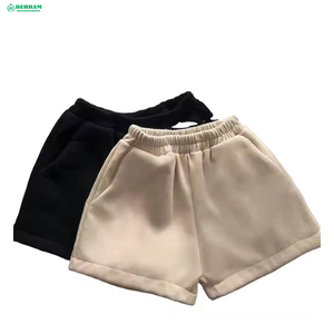 High Quality Men's Shorts Comfortable Casual Double Layer Design High Waist <b>Elastic</b> <b>Belt</b> 100% Cotton Canvas 300 GSM Quick Dry - Product Image 6