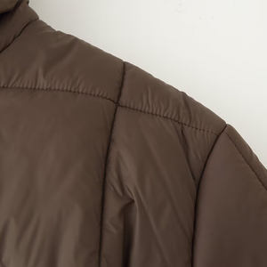 Nouvelle veste matelassée respirante et chaude à capuche, à la mode, avec ceinture à nouer, à manches longues et capuche amovible, collection Automne/Hiver 2026 - Product Image 4