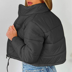 Chaqueta acolchada para mujer al por mayor, el mejor precio de fábrica, abrigo de burbujas de invierno para jóvenes, chaqueta acolchada para mujer con cremallera completa - Product Image 3