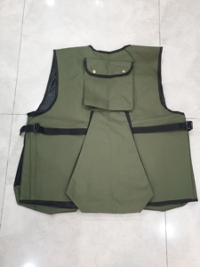 Chaleco completo de cetrería Cordura, chaleco completo verde para caza, senderismo y chaleco Hawking - Product Image 4
