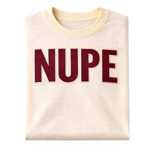 Nupe 1911 Kappa Alpha Psi Fraternity Kream Sleeve Chenille T <b>Shirt</b> True To Size Premium Cotton Greek Apparel - Product Image 6