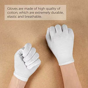 Guantes de Algodón Transpirables, Duraderos y Seguros, Protección Completa para los Dedos, Hechos en Pakistán, Guantes de Algodón Ligeros en Venta - Product Image 2