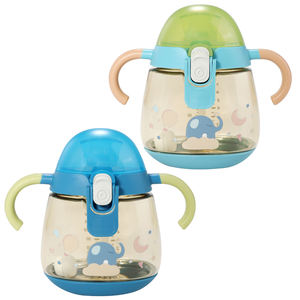 Fabricante al por mayor tazas de silicona personalizadas para bebés con pajita PPSU Material para entrenamiento y alimentación del bebé - Product Image 1