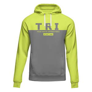 Sweat à capuche en molleton décontracté pour femmes et hommes Motif solide brodé surdimensionné avec techniques perlées pour la saison hivernale - Product Image 1