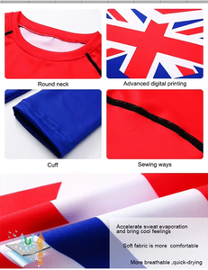 Camisetas Deportivas de Compresión Personalizadas para Hombre, Transpirables, Elásticas en Cuatro Direcciones, de Spandex/Poliéster, de Secado Rápido - Product Image 6