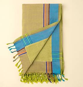 Toalla de playa Kikoy de la mejor calidad, diseño personalizado hecho a mano de algodón por proveedor indio, precio directo de fábrica - Product Image 4