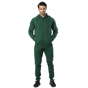 Conjunto de Pantalones Deportivos de 2 Piezas con Capucha y Cremallera para Hombre, Color Personalizado, Fabricación al por Mayor de Fábrica, Chándales de Invierno de Alta Calidad - Product Image 1