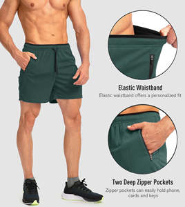 Pantalones Cortos Deportivos de Alta Calidad con Logotipo Personalizado, Cintura Elástica, Secado Rápido, Sostenibles, para Hombre, para Gimnasio y Entrenamiento - Product Image 4