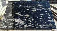 Granite noir Universe Starry Sky, grande dalle, granite noir fusion avec veines blanches, pierre de comptoir, prix du granite noir au m2, bon