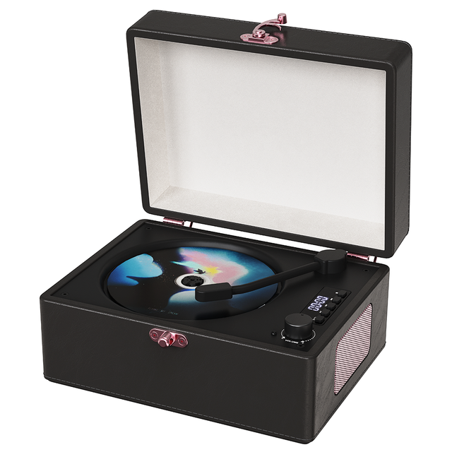 2024 Good Sound Portable CD Player Bluetooth Speaker CD Player With FM Radio USB Output Turntable CD Player