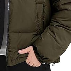 Manteaux d'hiver chauds et rembourrés pour hommes, imprimés sur mesure par OEM, pour l'extérieur, veste rembourrée pour hommes fabriquée par Dress Sports - Product Image 2