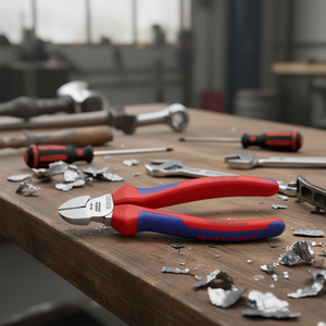 Alicates de Corte Diagonal Knipex con Recubrimiento de Cromo y Mangos Multicomponentes con Borde de Corte Alargado - Product Image 3