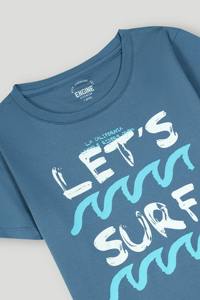 Allday เสื้อยืดเด็กผู้ชายระบายอากาศได้ดีเสื้อยืดผ้าฝ้ายสำหรับฤดูร้อนกลางแจ้งและไปโรงเรียน - Product Image 4