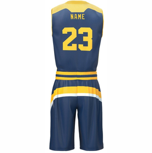 Uniforme de basket-ball par sublimation Équipe personnalisée Maillot de basket-ball de haute qualité - Product Image 4