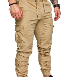 กางเกงคาร์โก้ผ้าฝ้ายไซส์ใหญ่พิเศษสำหรับผู้ชายกางเกงทรงหลวมสไตล์ลำลองแบบระบายอากาศได้ดีมีตัวเลือก OEM - Product Image 1