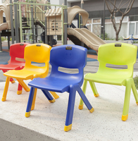 Offre Spéciale 18 pouces chaise d'école en plastique de haute qualité pour la maison préscolaire empilable pour salle de classe cuisine chambre utilisation pour les tout-petits