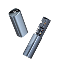 Individuelles Logo/Verpackung verfügbar: Magnetisches kabelloses Lavalier-Mikrofon, Mini-Rundknopf-Ansteckmikrofon mit Ladeetui für Smartphones