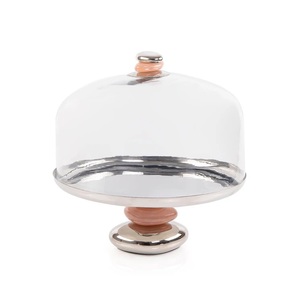 Présentoir à gâteaux en aluminium glamour avec un attrait époustouflant rendant les tables à dessert plus élégantes lors des mariages et des réceptions - Product Image 4