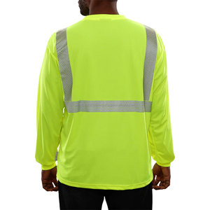 100% Cotton Safety Construction <b>T</b> <b>Shirts</b> Wholesales Hi <b>Vis</b> Work Wear <b>T</b>-<b>Shirts</b> Long Sleeve Men Working Reflective <b>Shirts</b> for Men - Product Image 6