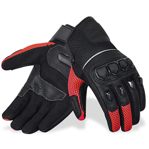 Gants de course personnalisés de haute qualité OEM, gants de motocycliste lourds, cuir véritable, respirants, pour hommes - Product Image 3