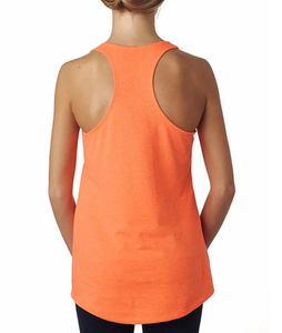 Débardeur long en dentelle unie à col rond pour femme, vêtement décontracté, couleur unie avec broderie 3D, Spandex/Polyester - Product Image 1