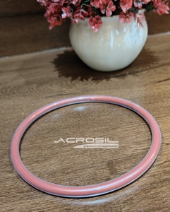 แหวนซิลิโคนสีแดงผลิตภัณฑ์ยาง - Product Image 2