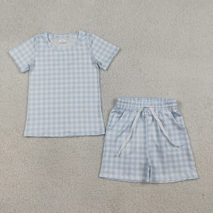 Ensemble d'été pour bébés filles, hauts à volants floraux avec nœuds roses, short à volants - Product Image 2