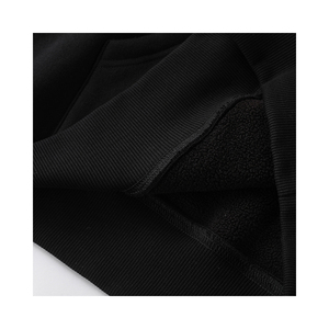 เสื้อมีฮู้ดสำหรับผู้ชายผ้าซาตินซับในผ้าฝ้ายสีพื้นแบบกระเป๋าจิงโจ้สีบล็อก - Product Image 5