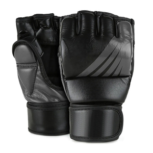 Guantes de agarre de MMA de entrenamiento de lucha personalizados de artes marciales de alta calidad, guantes de MMA de cuero genuino hechos en Pakistán - Product Image 1