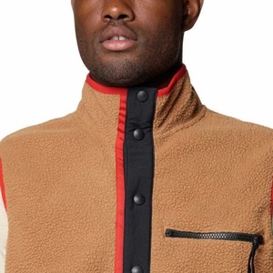 Chaleco sin mangas para hombre personalizado al por mayor forro polar transpirable con cremallera cálida cara norte chaleco calefactable para invierno ropa exterior para correr - Product Image 6