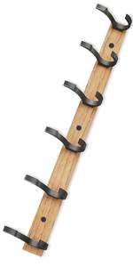 Cintre en bois lourd conçu pour l'organisation professionnelle du placard, cintre en bois éco-responsable pour la salle de bain - Product Image 5