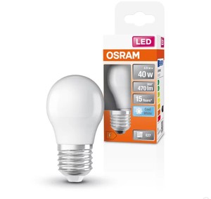 Lampada sferica a LED E27 4,9W 6500K 407Lm 45x82mm (Osram 021961) - Product Image 3