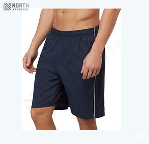 กางเกงขาสั้นออกกำลังกายเอวกลางสำหรับผู้ชาย พิมพ์ลายตามสั่ง ไซส์ใหญ่ ผ้าฝ้าย กางเกงวอร์มลำลอง แห้งเร็ว มีเชือกผูก - Product Image 4