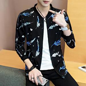 แจ็คเก็ตบอมเบอร์ลายพรางสำหรับผู้ชายแจ็คเก็ตบอมเบอร์สไตล์ใหม่ - Product Image 2