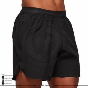 Pantalones Cortos de Grappling MMA Unisex, Elásticos en 4 Direcciones, para BJJ No Gi, Ligeros, Duraderos, de Secado Rápido y Transpirables para Entrenamiento en Gimnasio - Product Image 4