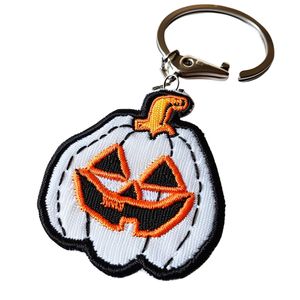 Regalo promocional de fiesta, llavero bordado personalizado, calabaza de Halloween - Product Image 3