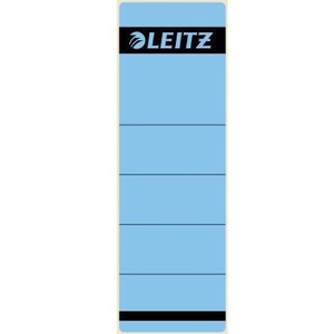 Etiquetas Autoadhesivas Leitz Azules para Encuadernación Ancha/Corta, 61.5 x 192 mm (Ancho x Alto), Paquete de 10, con Orificio para Colgar, Accesorio para Carpetas - Product Image 1