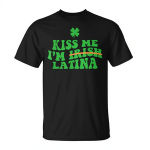Camiseta Kiss Me I'm Latina para la celebración de San Patricio - Product Image 2