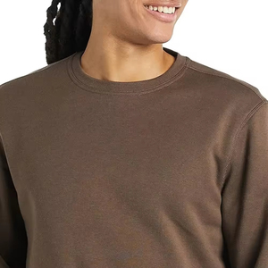 High Quality 100% Cotton <b>Men's</b> Sweatshirt New Design Round Neck Winter Wear with Embroidered Hoodies Plain Blank Sweatshirt - Product Image 5